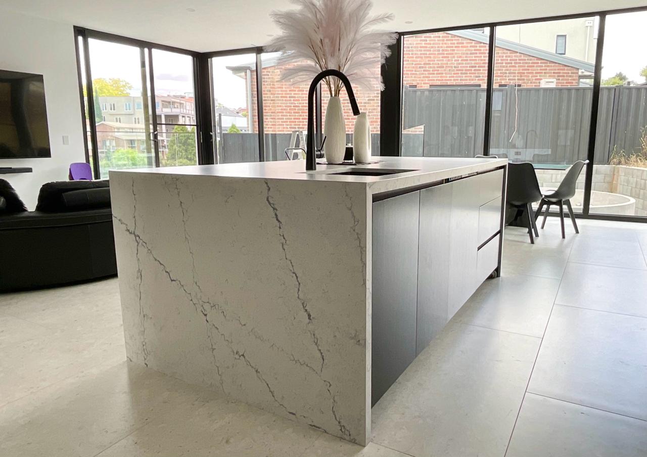 Custom joinery and stone work